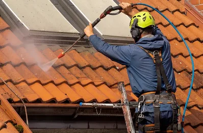 Démoussage et hydrofuge de toiture à Montboissier